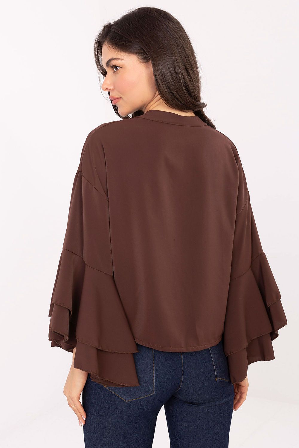 TEEK - Big Ruffle Long Sleeve Shirt TOPS TEEK MH