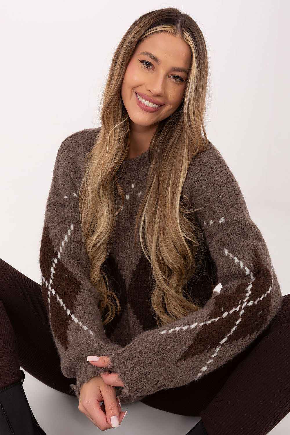 Jumper Italy Moda beige one-size-fits-all