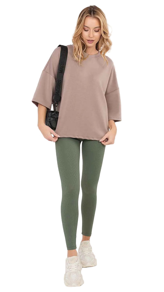TEEK - Ribbed Lifestyle Long Leggings PANTS TEEK MH
