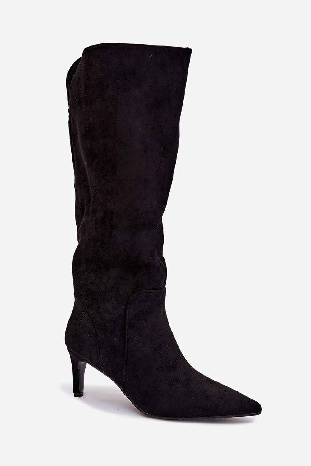 TEEK - Suede Low Heeled Pointed Toe Boots SHOES TEEK MH