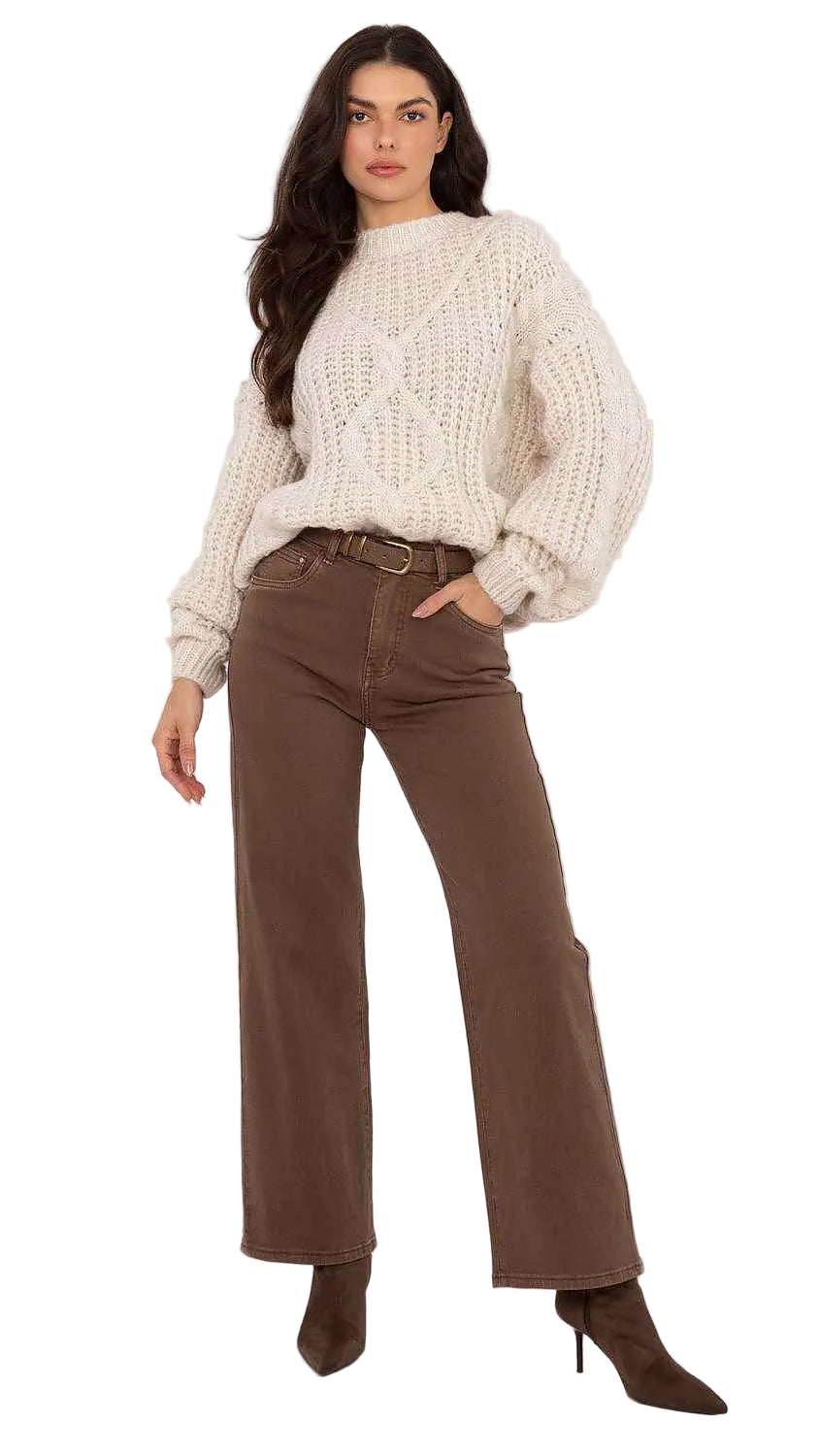 Jeans Factory Price brown XS