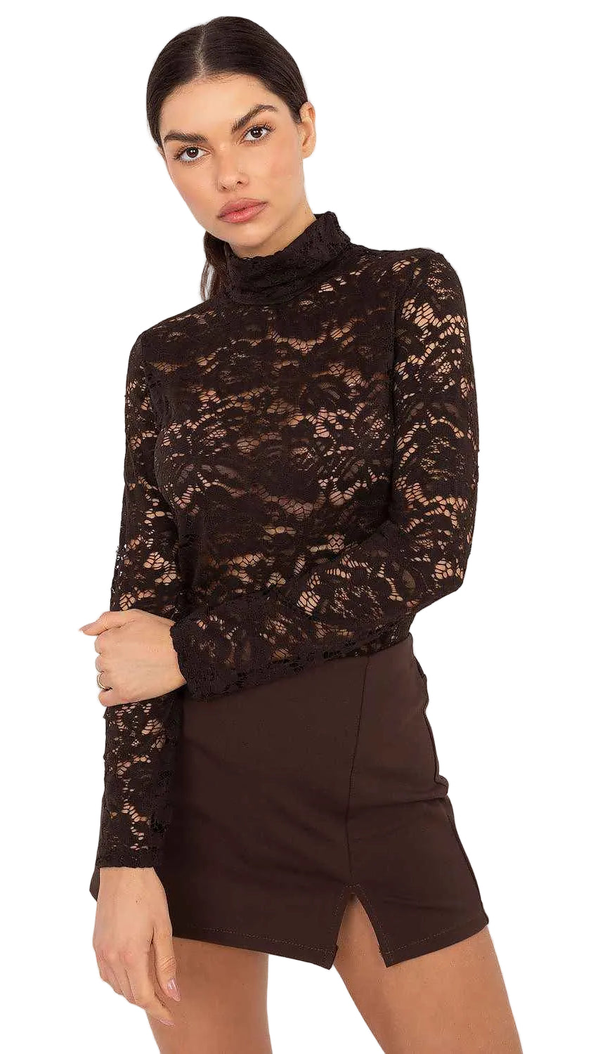 Blouse Italy Moda brown one-size-fits-all