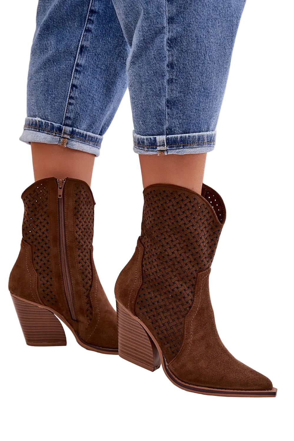 Heel boots Step in style brown 36