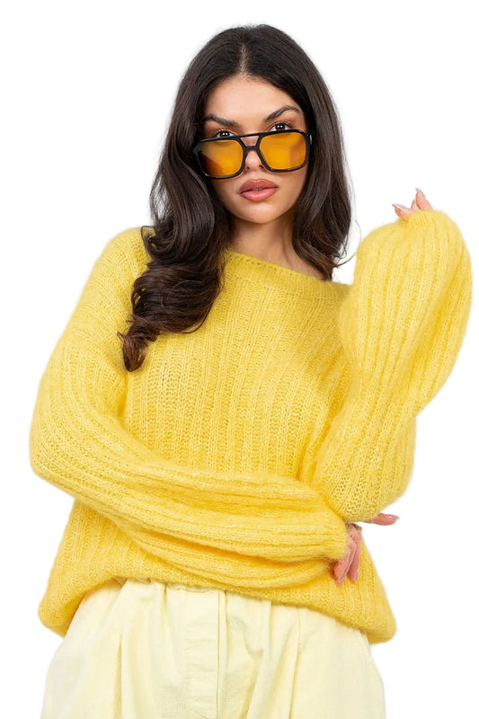 Jumper Italy Moda yellow one-size-fits-all