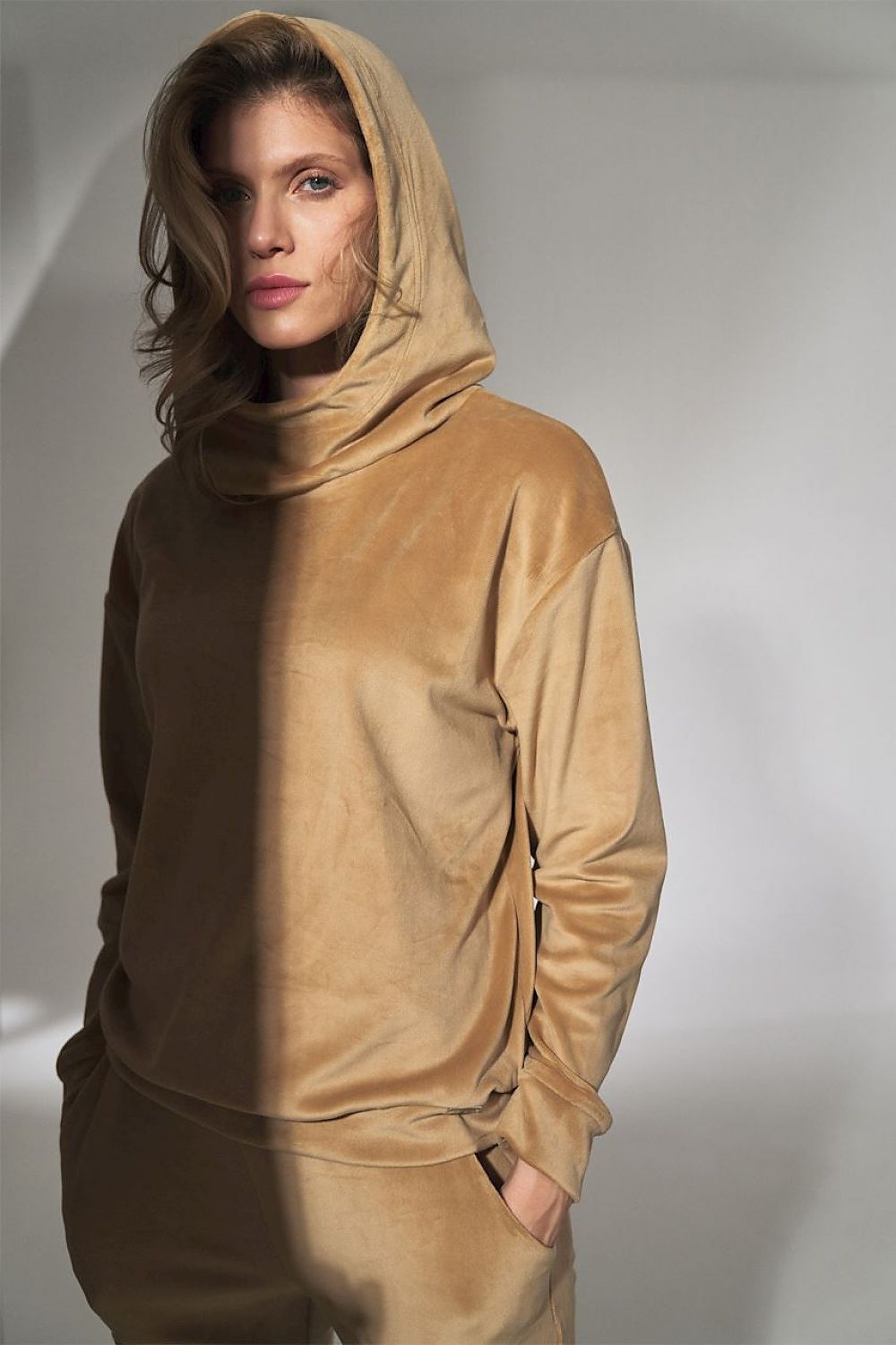 TEEK - Hooded Touch Sweatshirt TOPS TEEK Trend beige S 