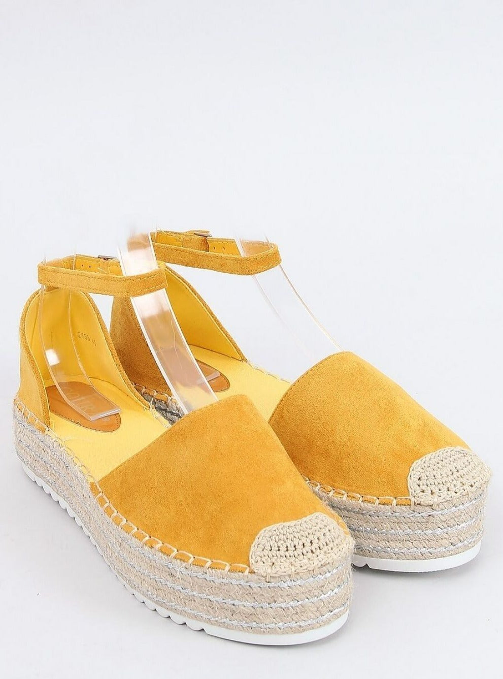 TEEK - Yellow Ankle Strap Platform Espadrille Shoes SHOES TEEK MH   