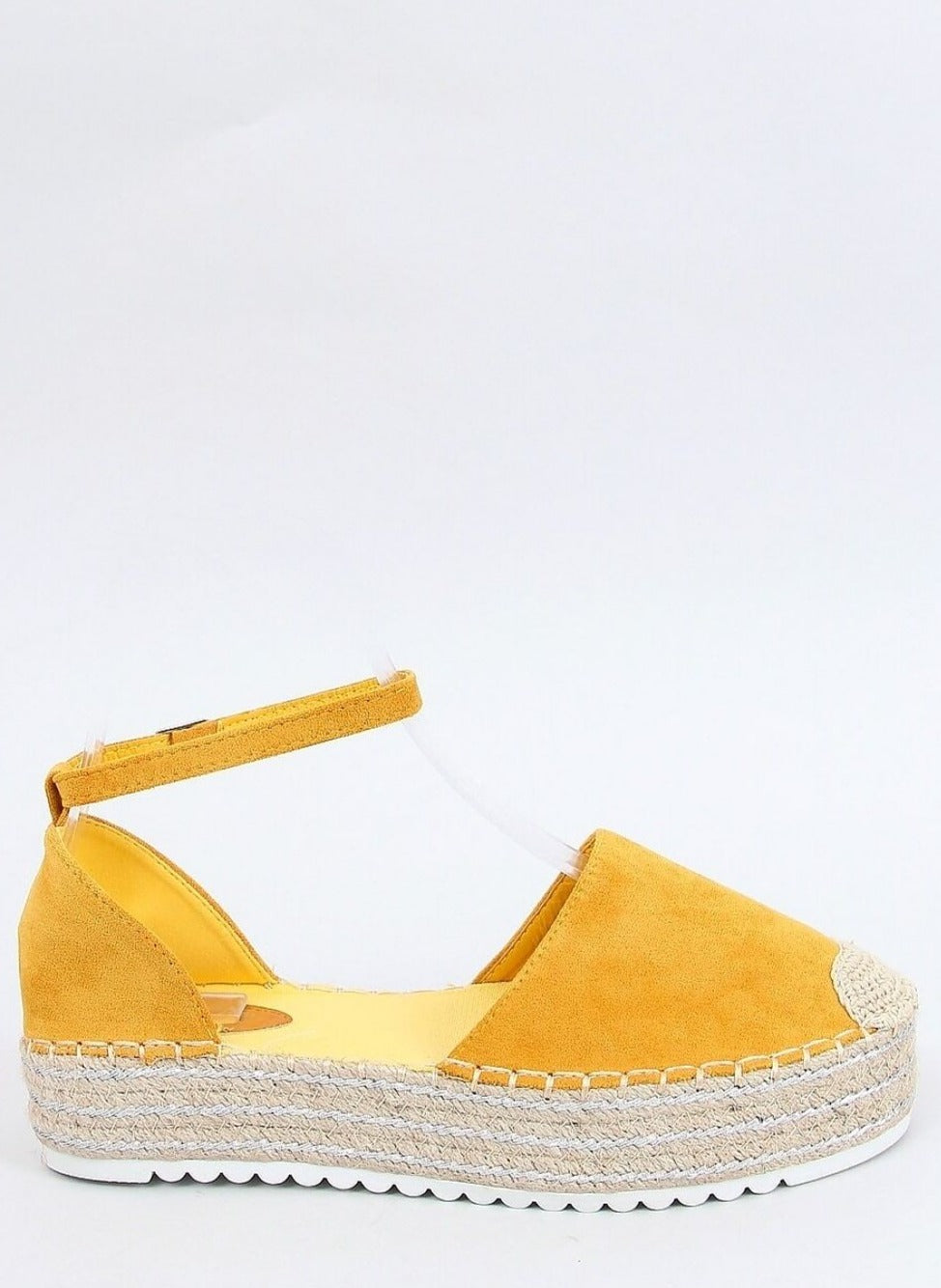 TEEK - Yellow Ankle Strap Platform Espadrille Shoes SHOES TEEK MH 5.5  
