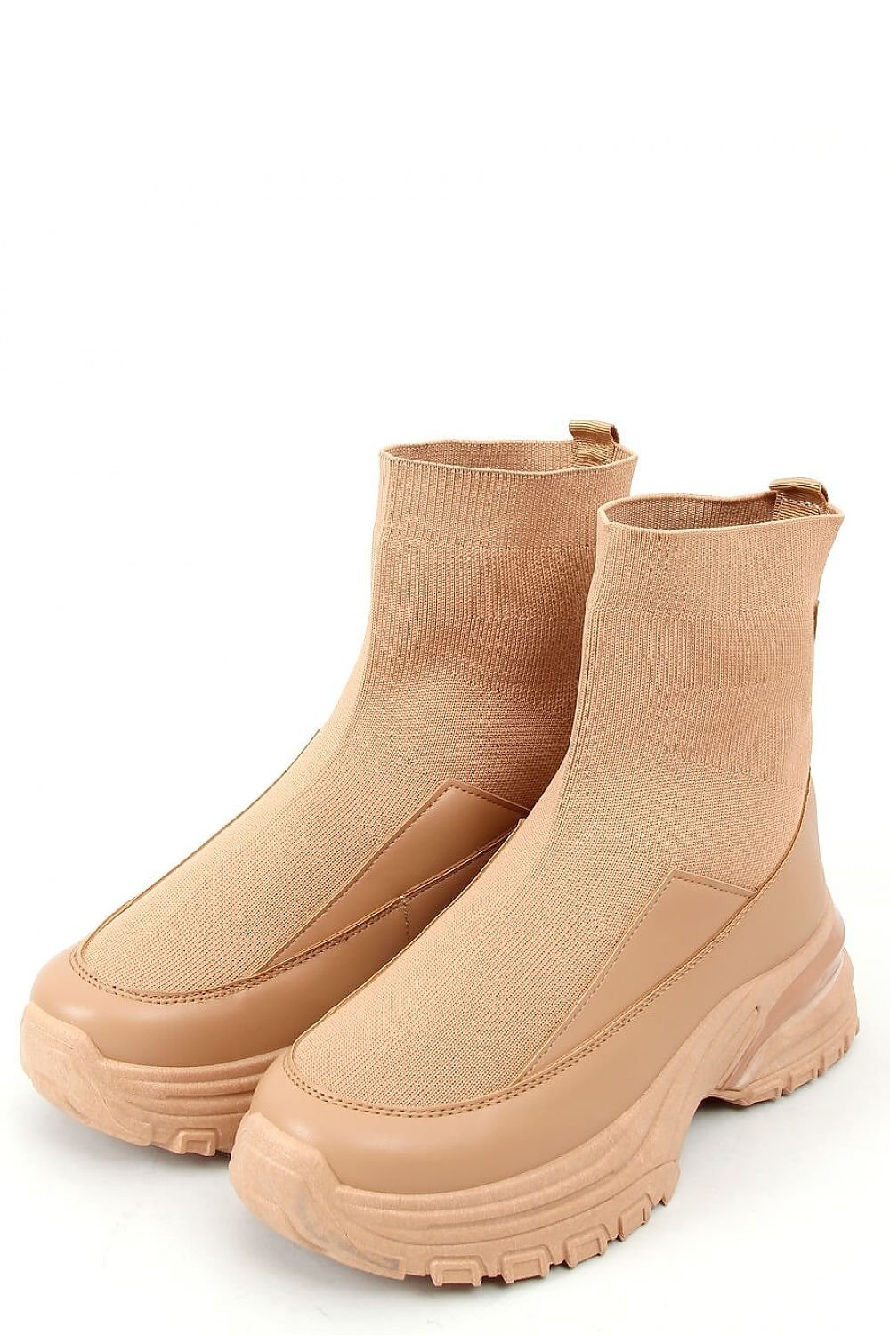 TEEK - Brown Sock Sport Platform Boots SHOES TEEK MH   