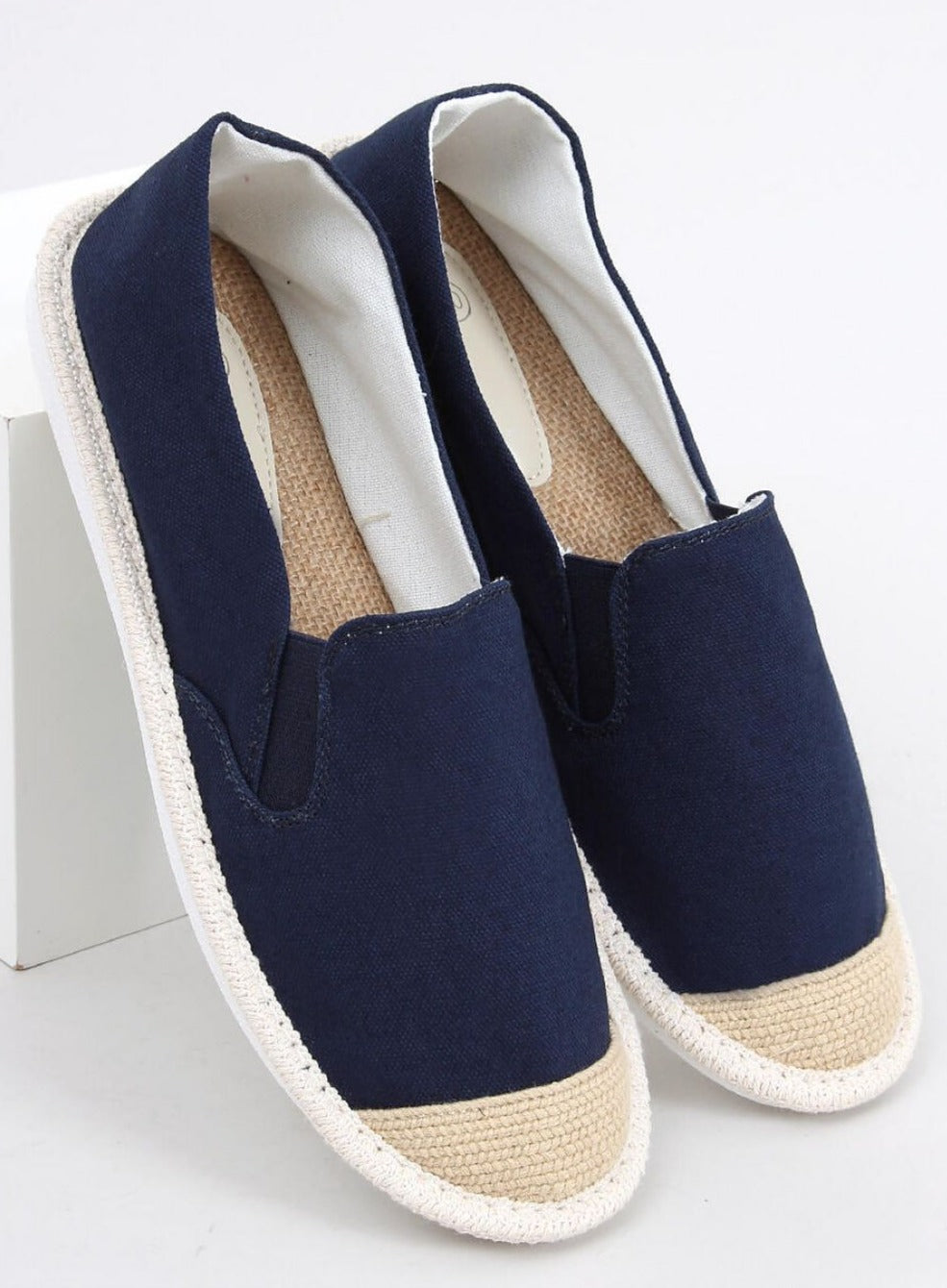 TEEK - Navy Flat Espadrille Loafer Shoes SHOES TEEK MH   