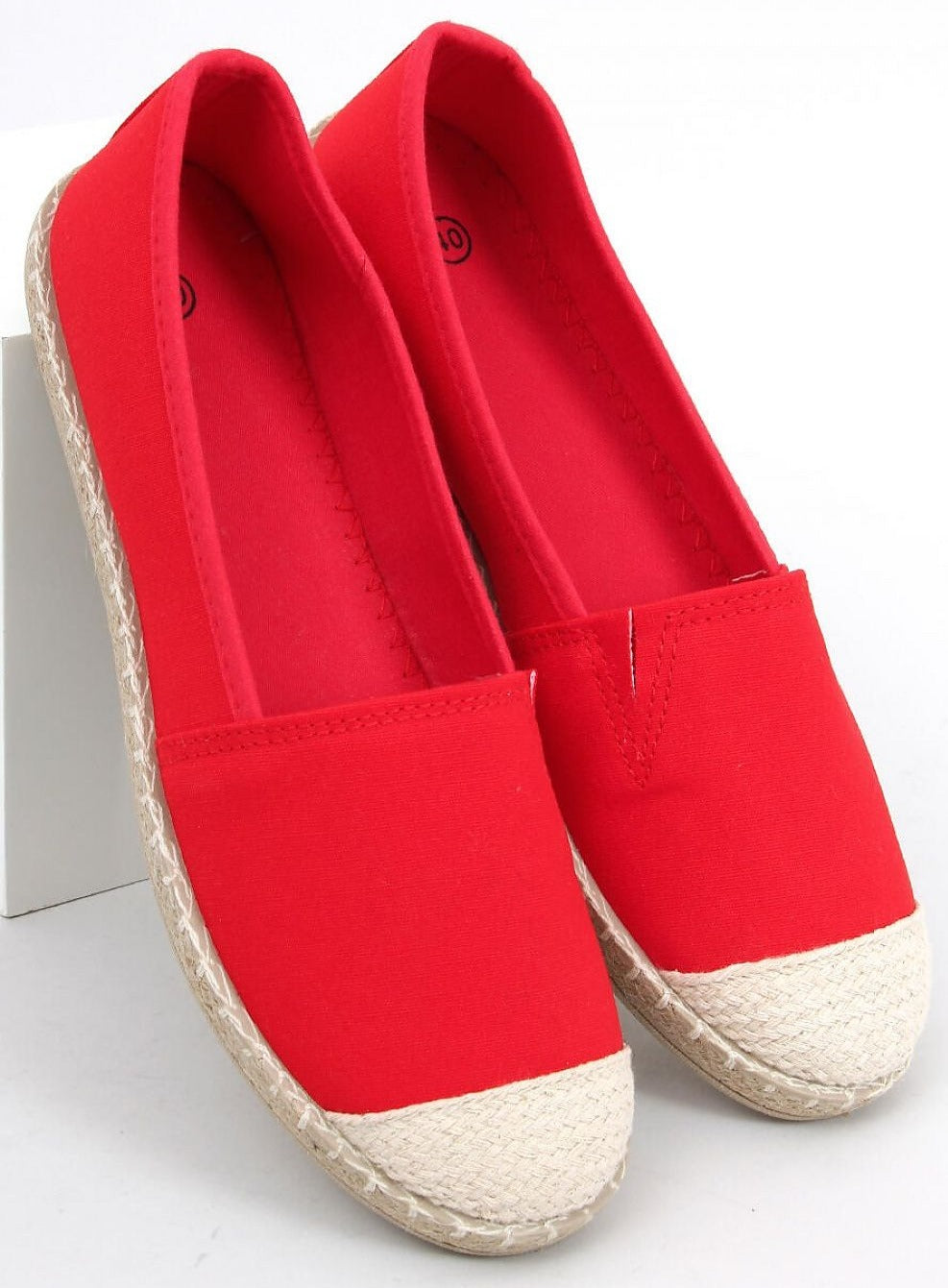 TEEK - Red Flat Espadrille Loafer Shoes SHOES TEEK MH   