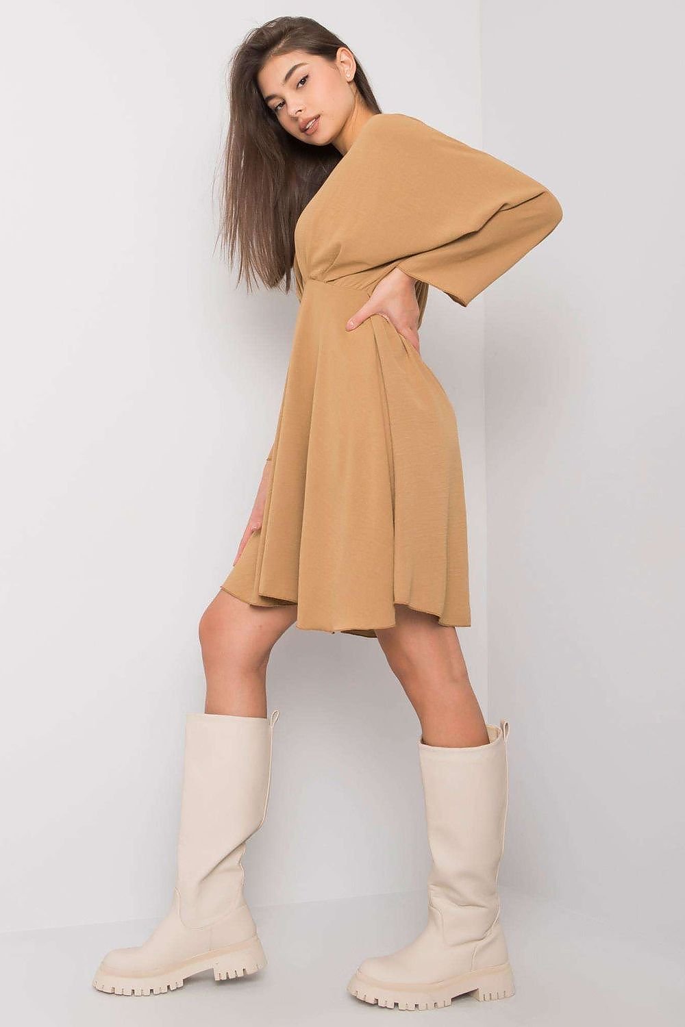 TEEK - Plunge V Blouse Dress DRESS TEEK MH   