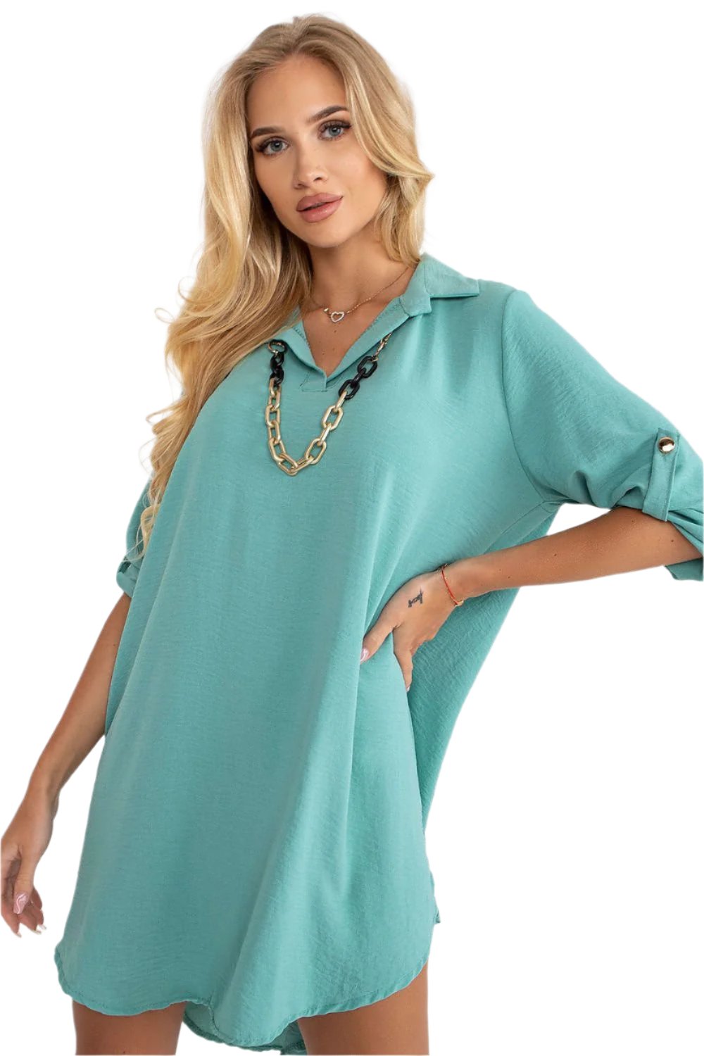 TEEK - Dope Vee Tee Dress DRESS TEEK MH green One Size 