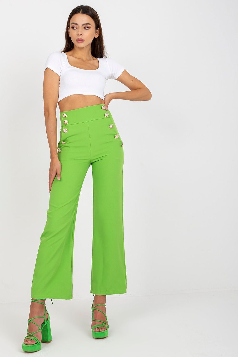 TEEK - Uniformed Buttoned Trousers PANTS TEEK MH green 2 S 