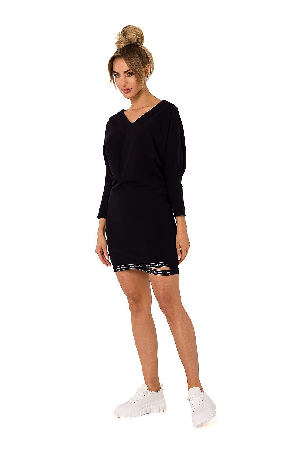 TEEK - Large V-Neck Sweatshirt Dress DRESS TEEK MH   