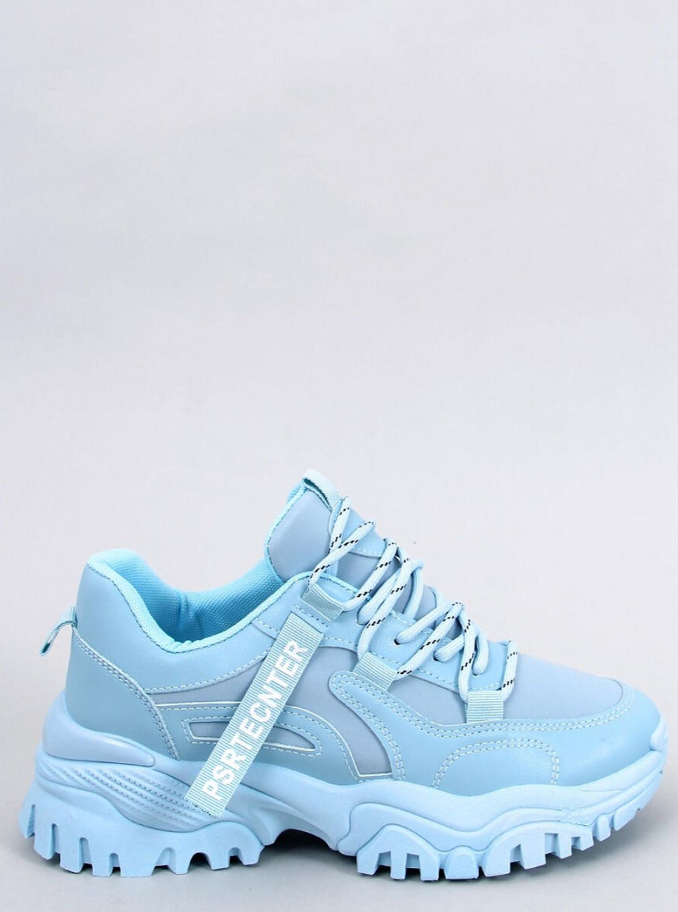 TEEK - Light Blue Laced Sport Sneakers SHOES TEEK MH 5.5  