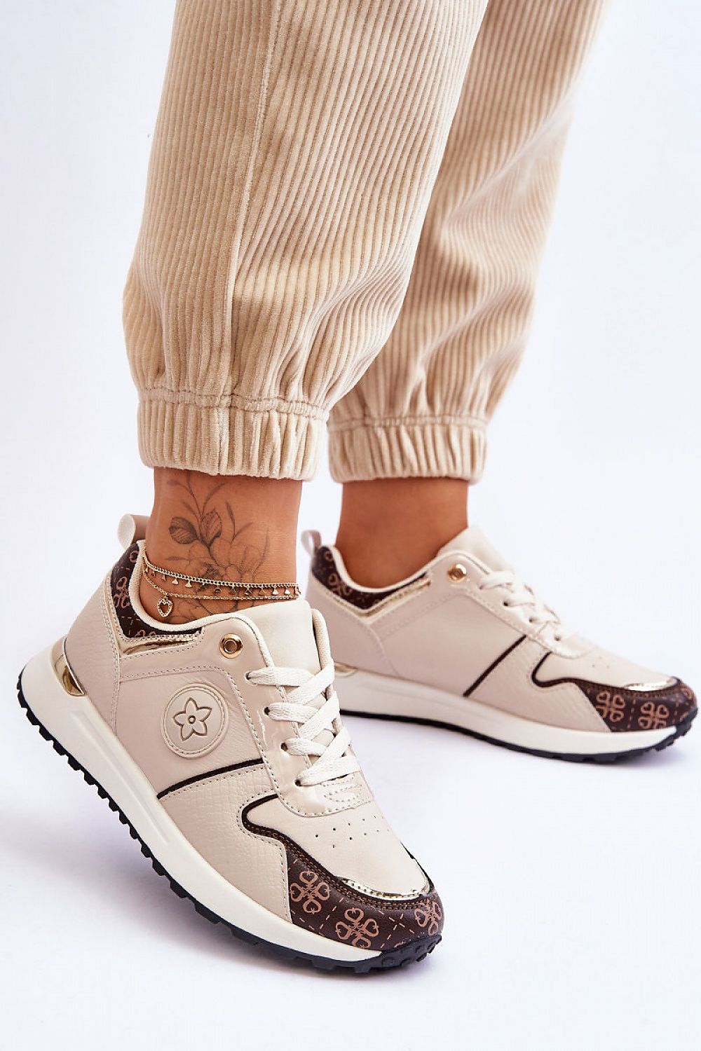 TEEK - Brown Earth Tone Laced Sneakers SHOES TEEK MH   