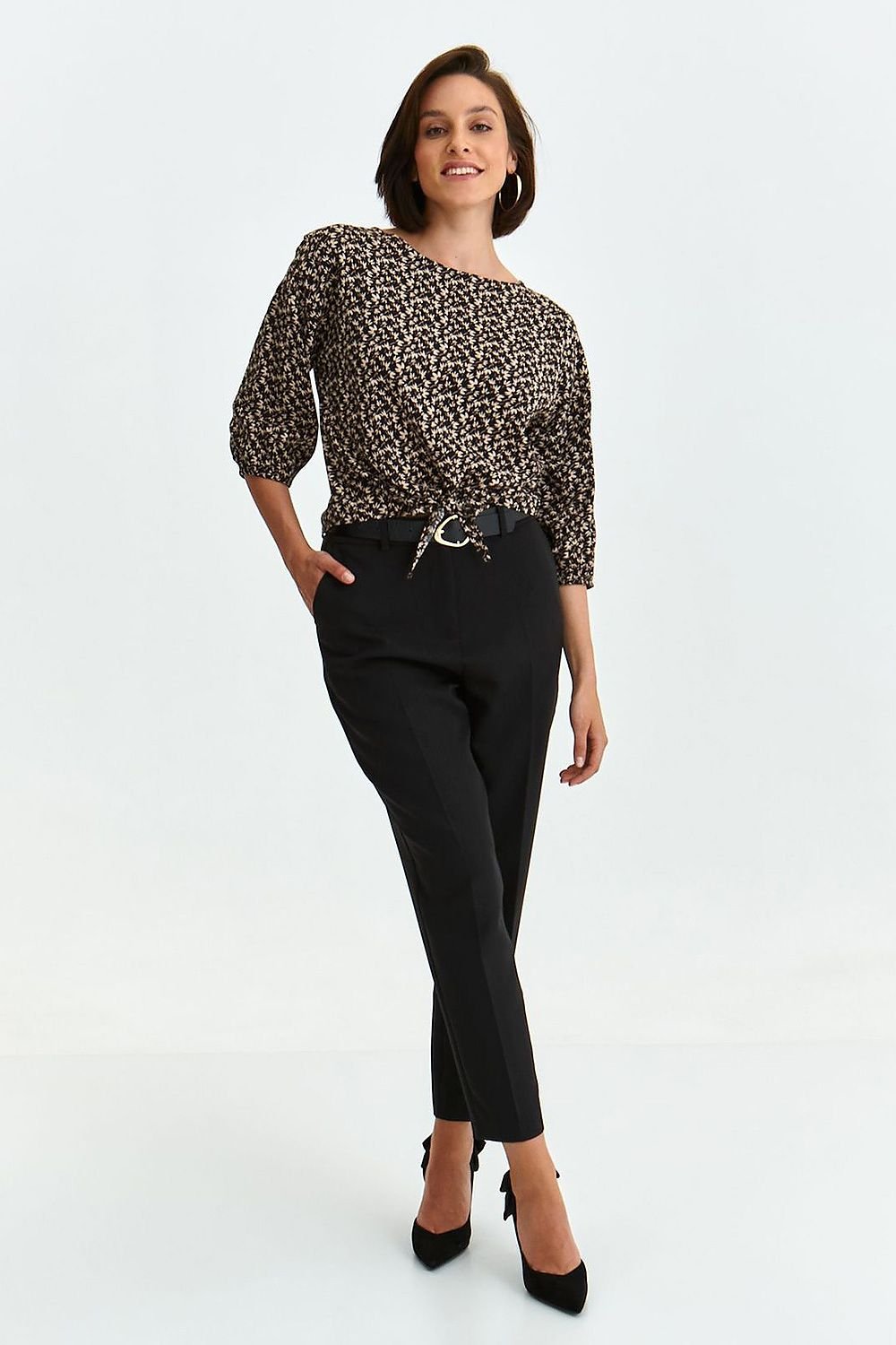 TEEK - Bottom Tie Blouse TOPS TEEK MH   