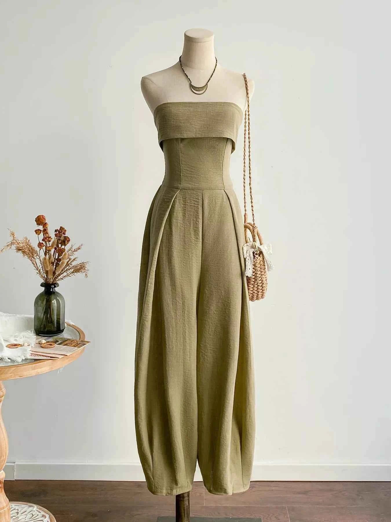 TEEK - Wide Leg Tube Jumpsuit JUMPSUIT TEEK Trend