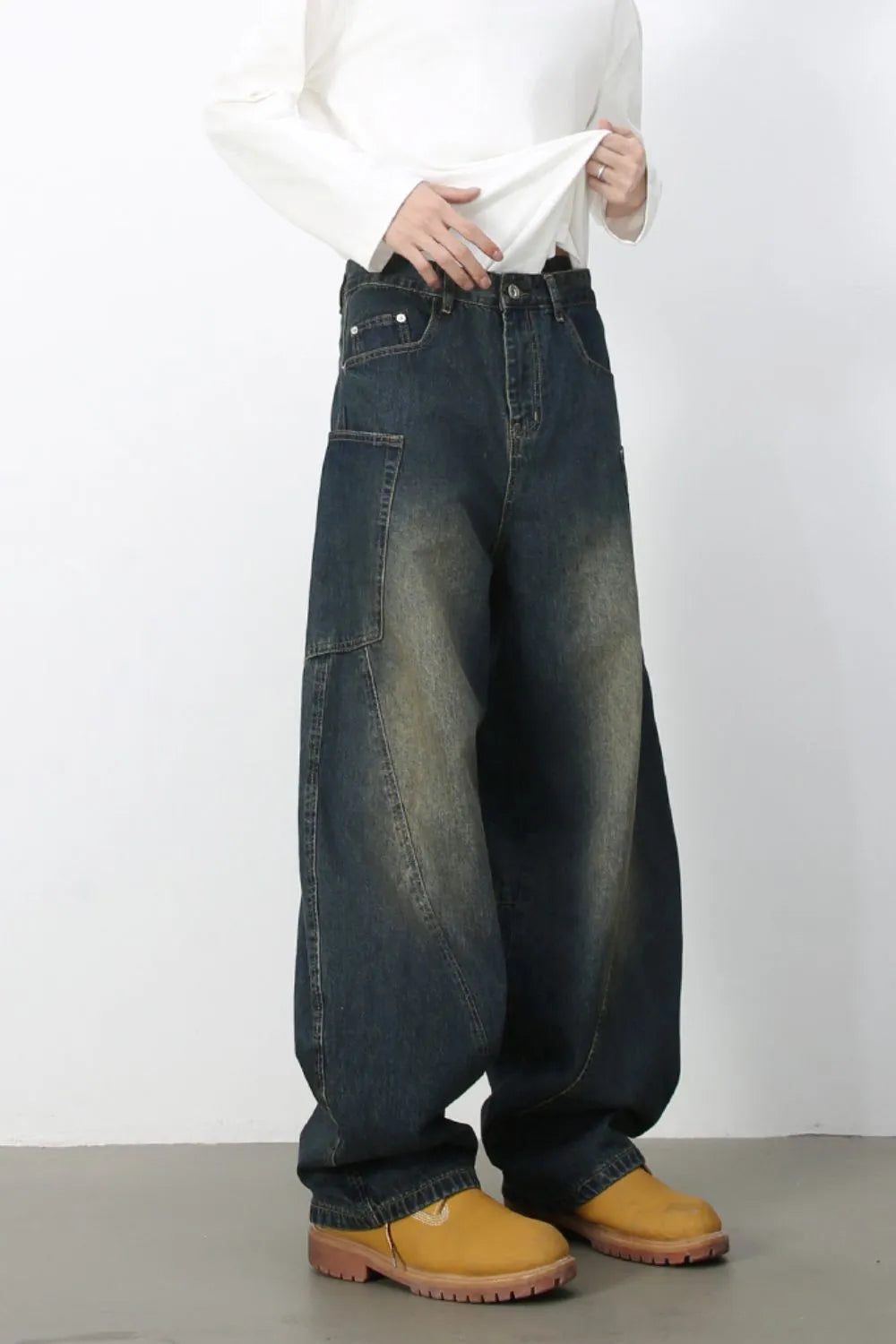 TEEK - Mens Woah Wide Leg Jeans TOPS TEEK Trend
