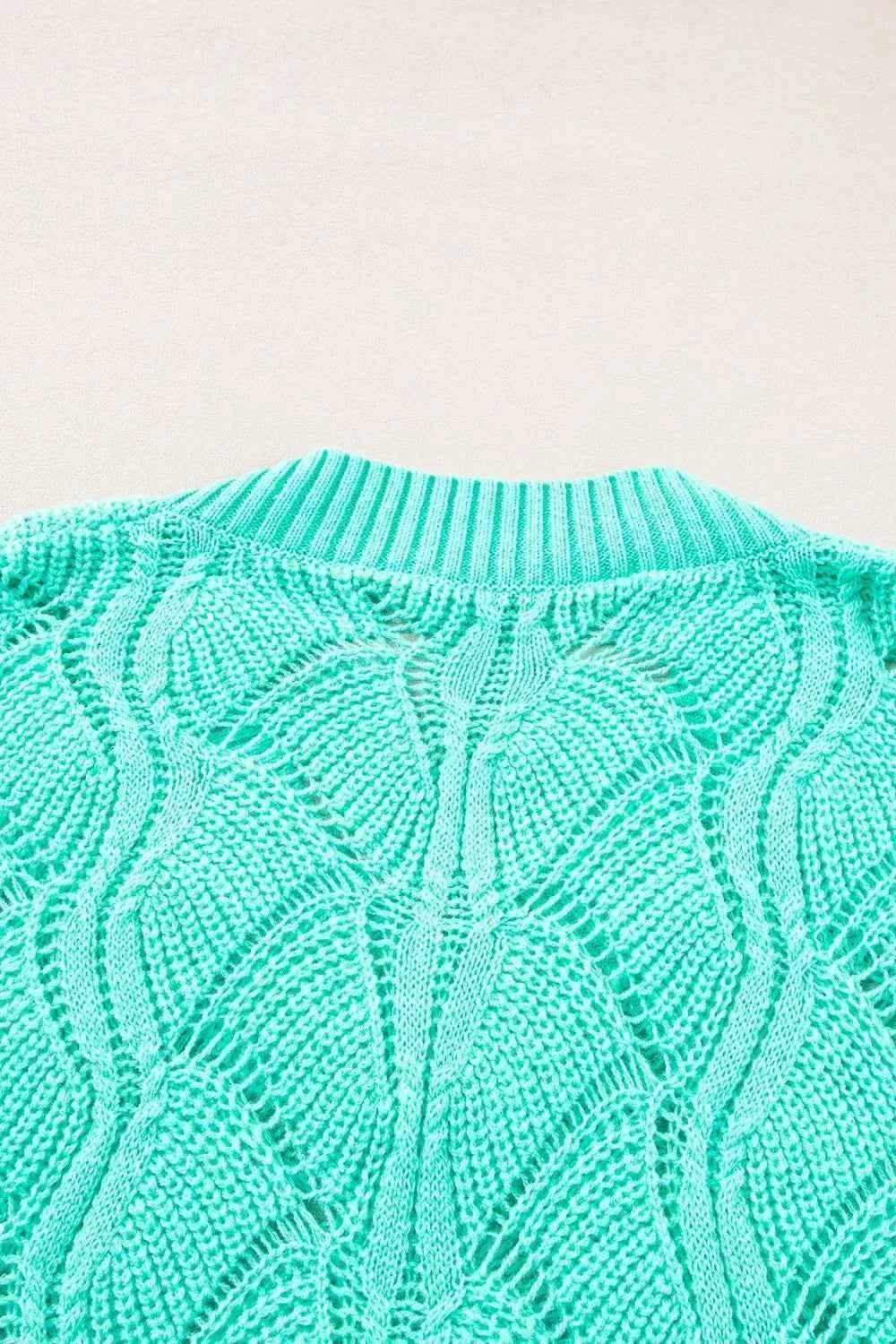 TEEK - Elegant Texture V-Neck Knit Top TOPS TEEK Trend
