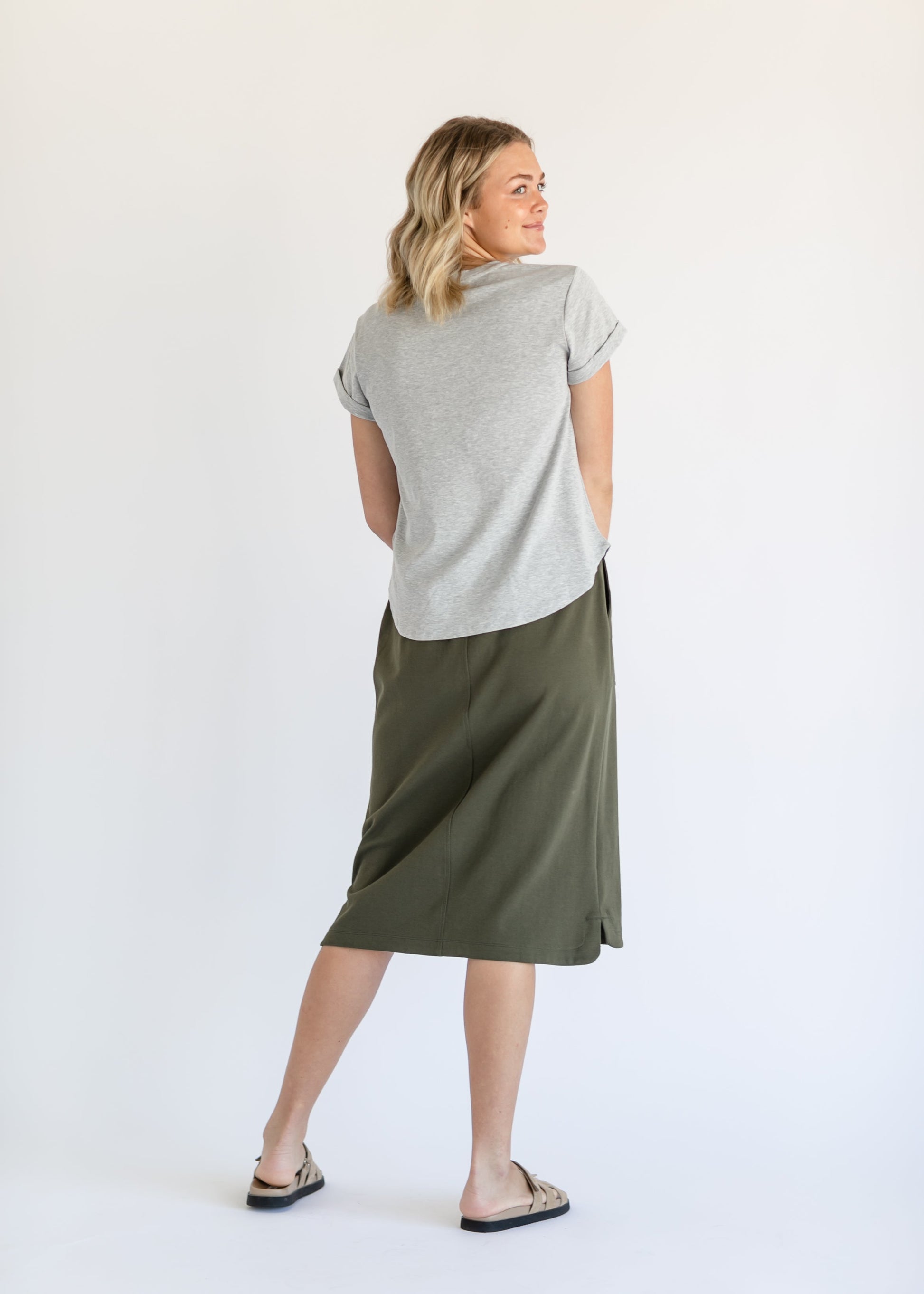 TEEK - Dani Everyday Midi Skirt SKIRT TEEK INH