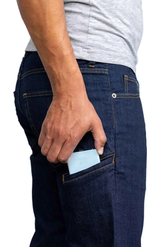 TEEK - Tailored Fit Dark Wash 6 Pocket JEANS TEEK DDA