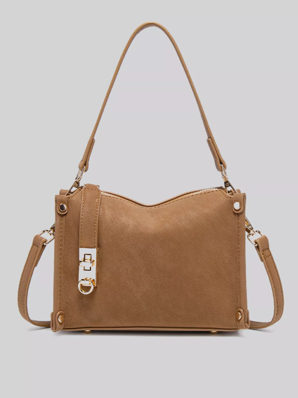 TEEK - PU Leather Crossbody Bag with Adjustable Strap BAG TEEK Trend Earthy Yellow ONESIZE