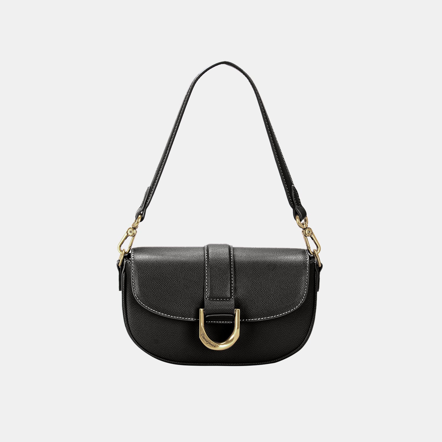 TEEK -  Hung Buckle Shoulder Bag BAG TEEK Trend Black  