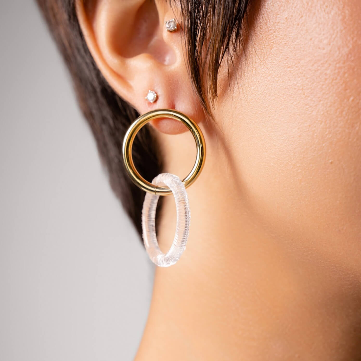 TEEK - Double Drop Lucite Earrings JEWELRY TEEK GNH