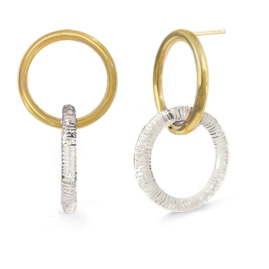 TEEK - Double Drop Lucite Earrings JEWELRY TEEK GNH CLEAR