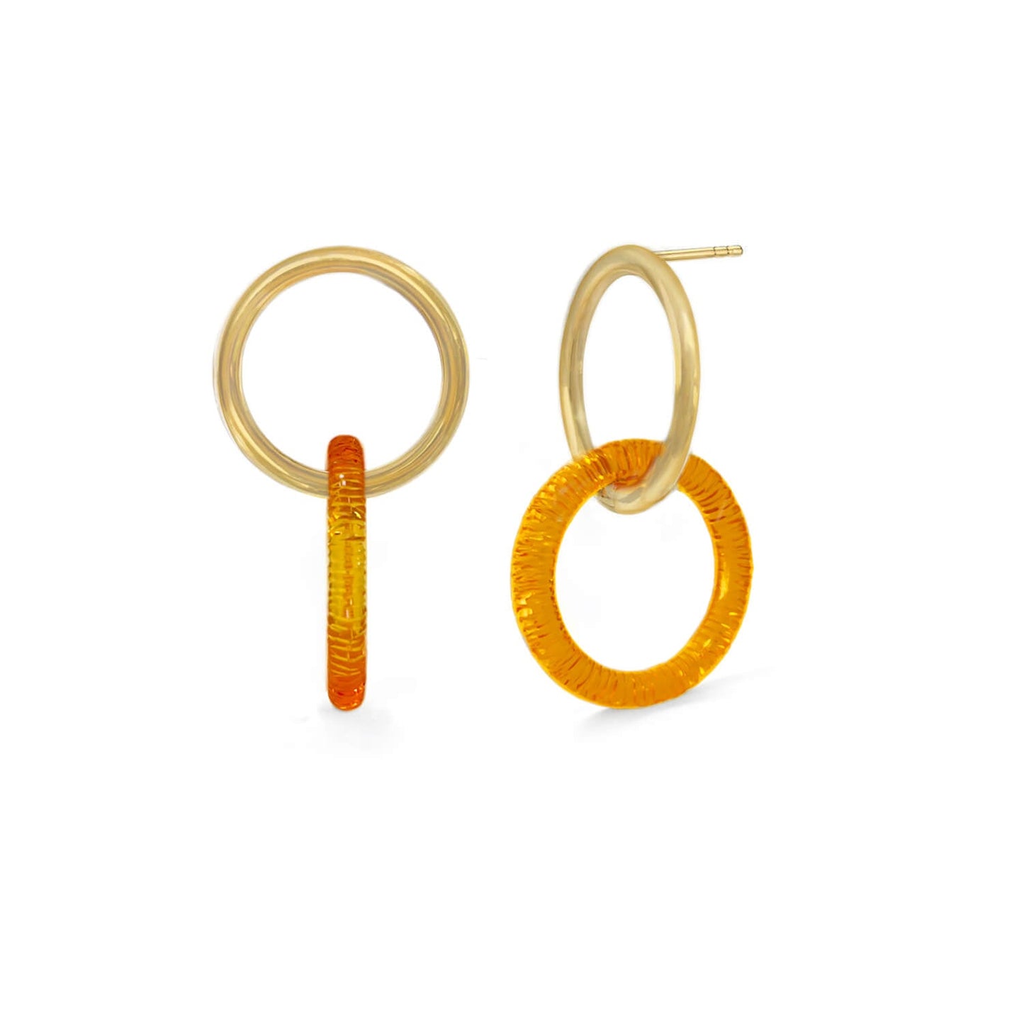 TEEK - Double Drop Lucite Earrings JEWELRY TEEK GNH HONEY