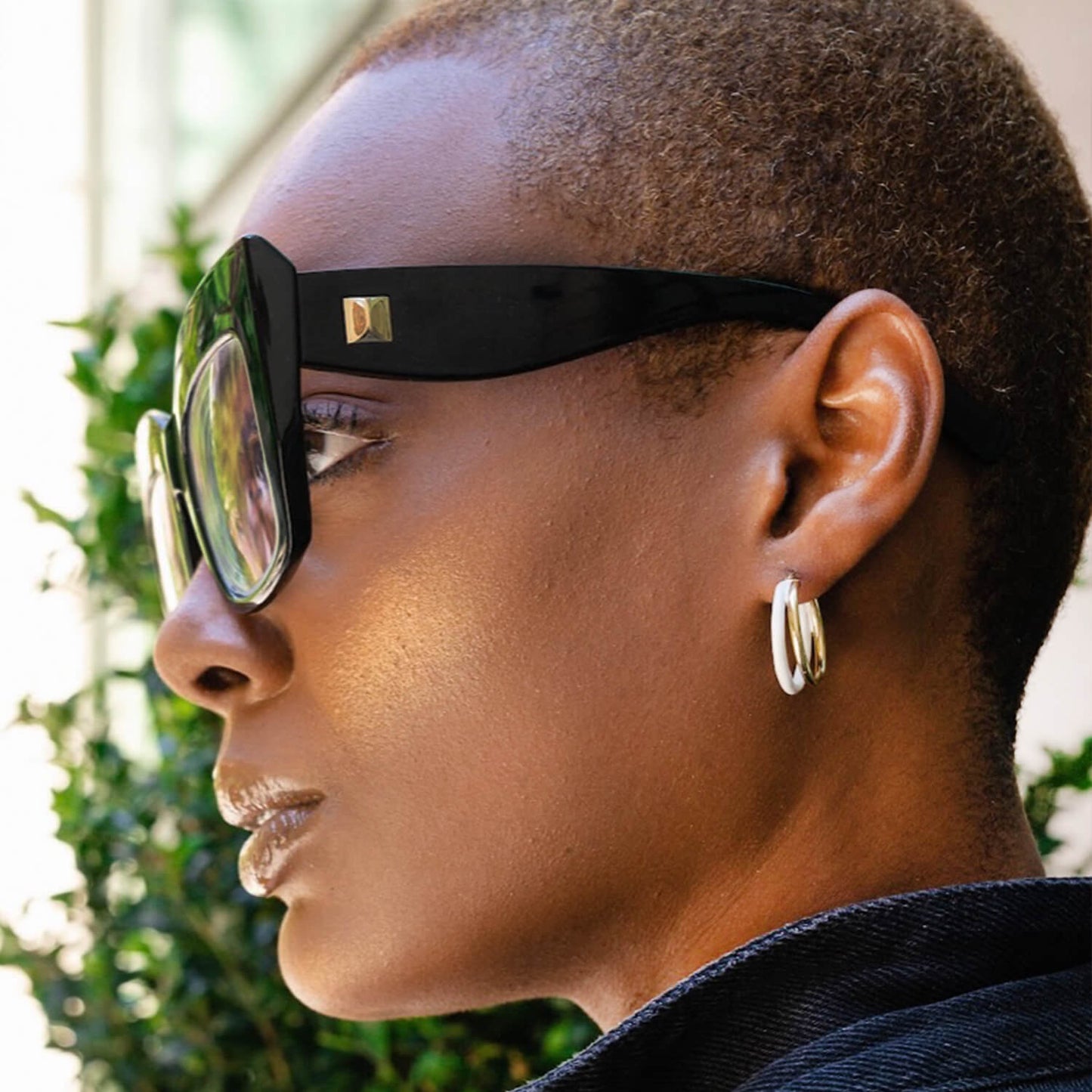 TEEK - Enamel Double Hoop Earrings JEWELRY TEEK GNH