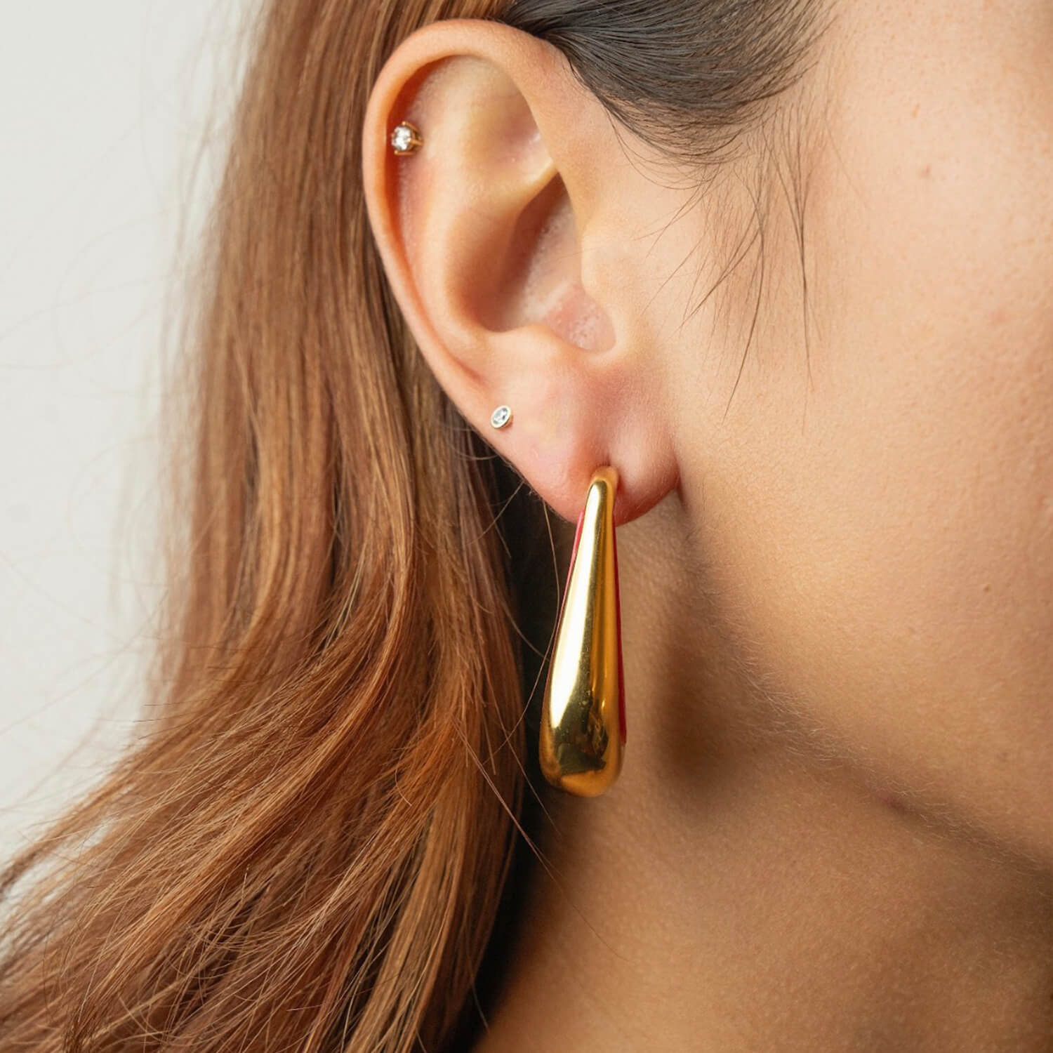 TEEK - Drop Hoop Earrings JEWELRY TEEK GNH