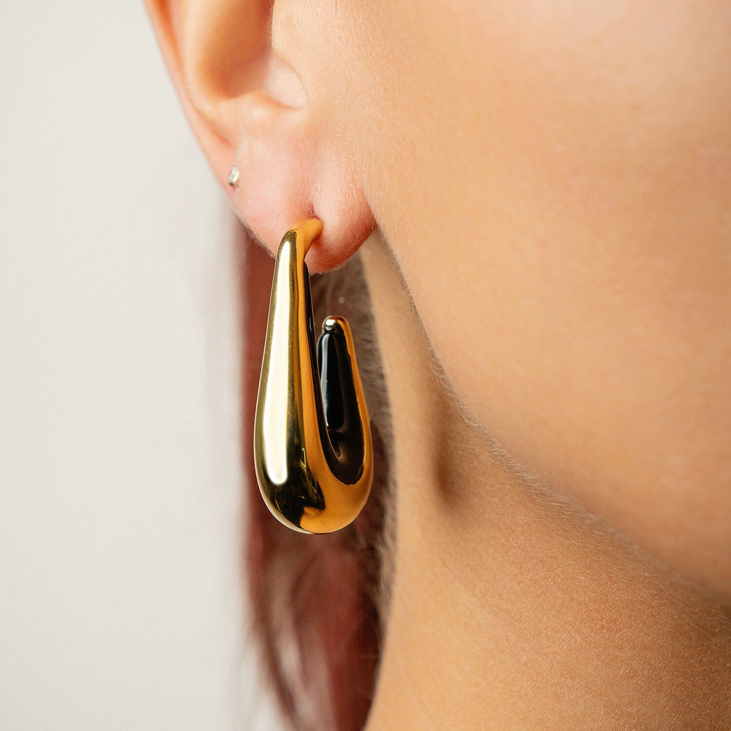 TEEK - Drop Hoop Earrings JEWELRY TEEK GNH