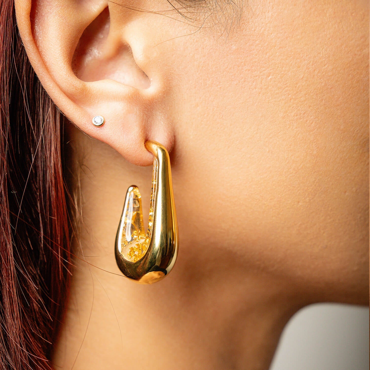 TEEK - Drop Hoop Earrings JEWELRY TEEK GNH