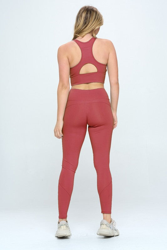 TEEK - Two Piece Activewear Set with Cut-Out Detail SET TEEK FG   