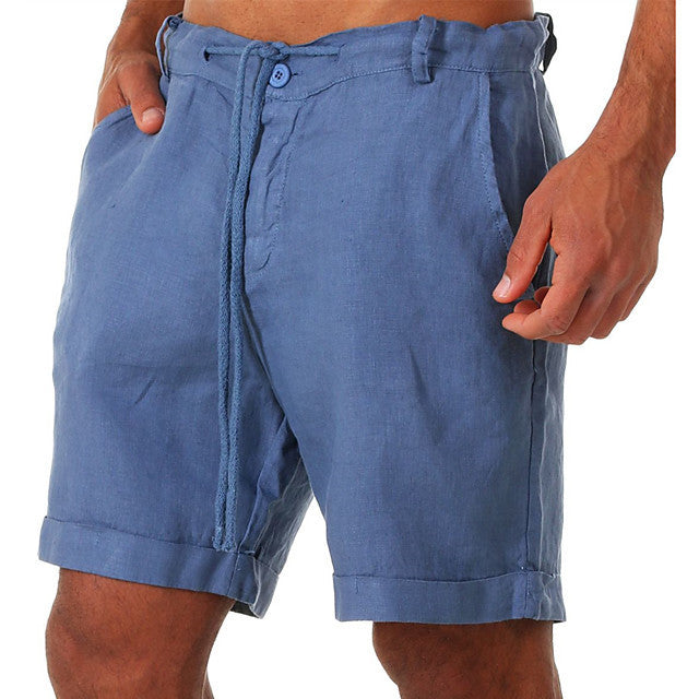 TEEK - Mens Drawstring Casual Shorts SHORTS TEEK K Purplish Blue Navy S 