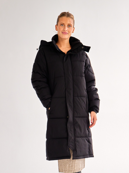 TEEK - Padded Hooded Coat COAT TEEK W Black S 