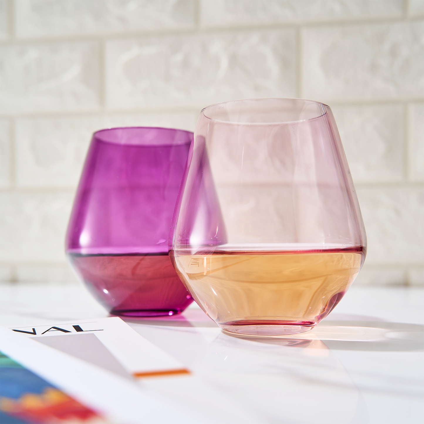 TEEK - Flora Stemless Wine Glassware Set HOME DECOR TEEK KS