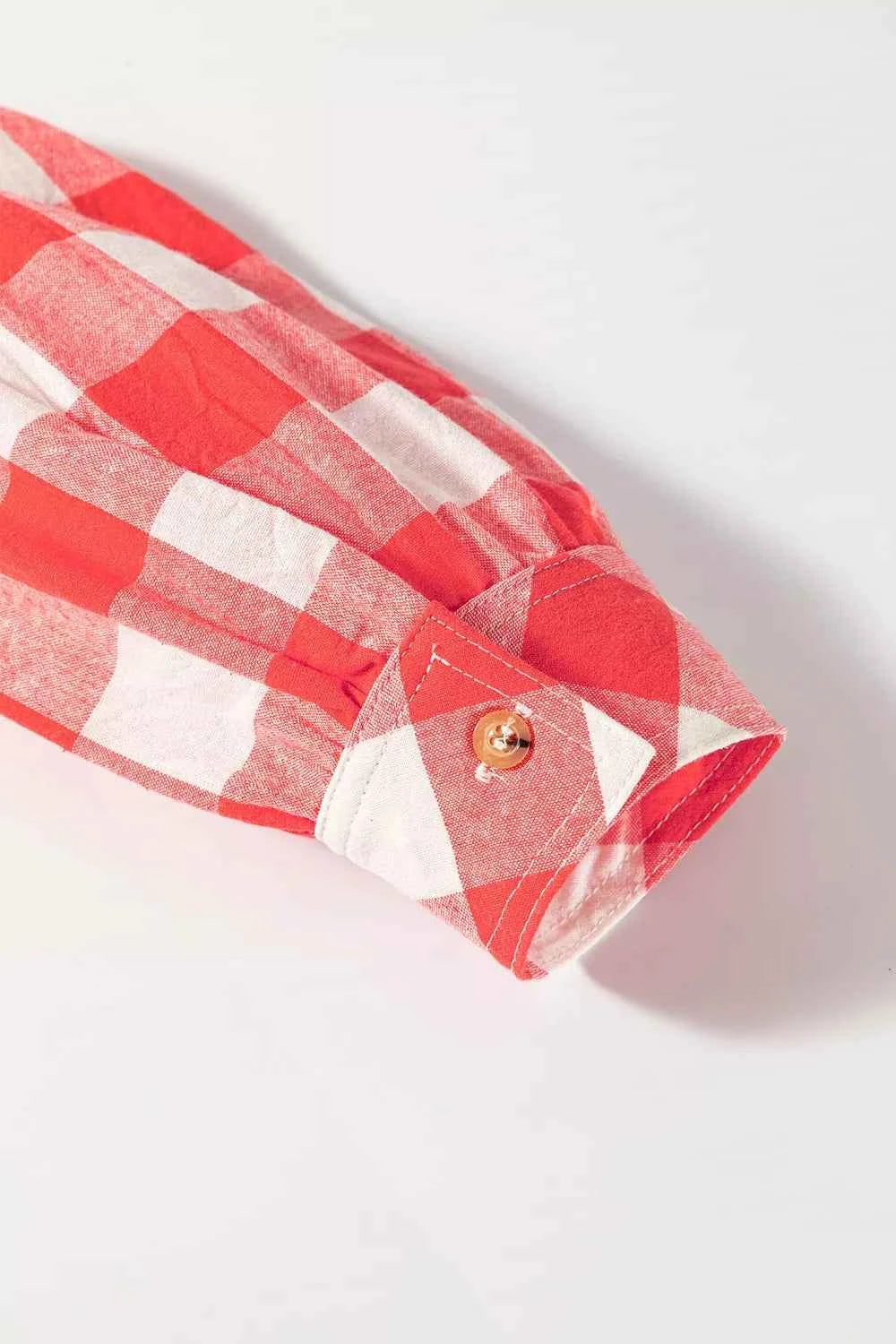 TEEK - Oversized Plaid Button-Down Shirt Dress DRESS TEEK Trend