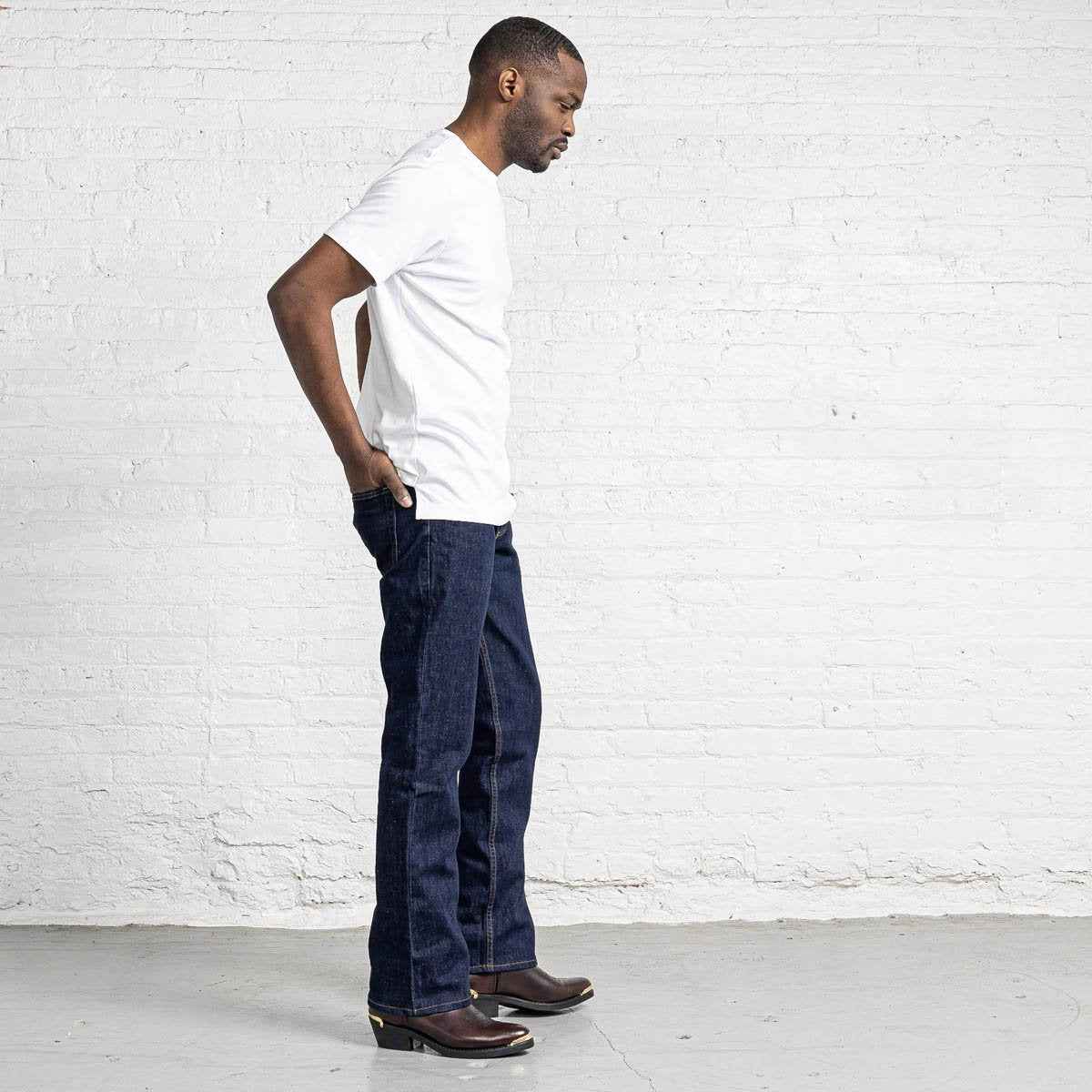 TEEK - 100% Cotton Boot Cut Dark Wash JEANS TEEK DDA
