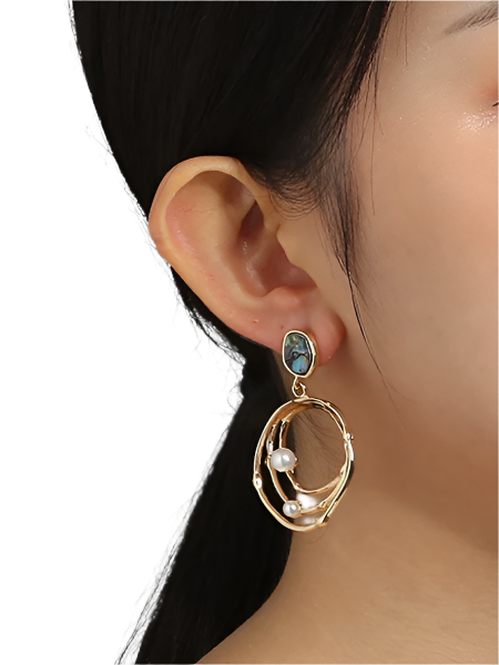 TEEK - Multi-Layered Circle Earrings JEWELRY TEEK W   