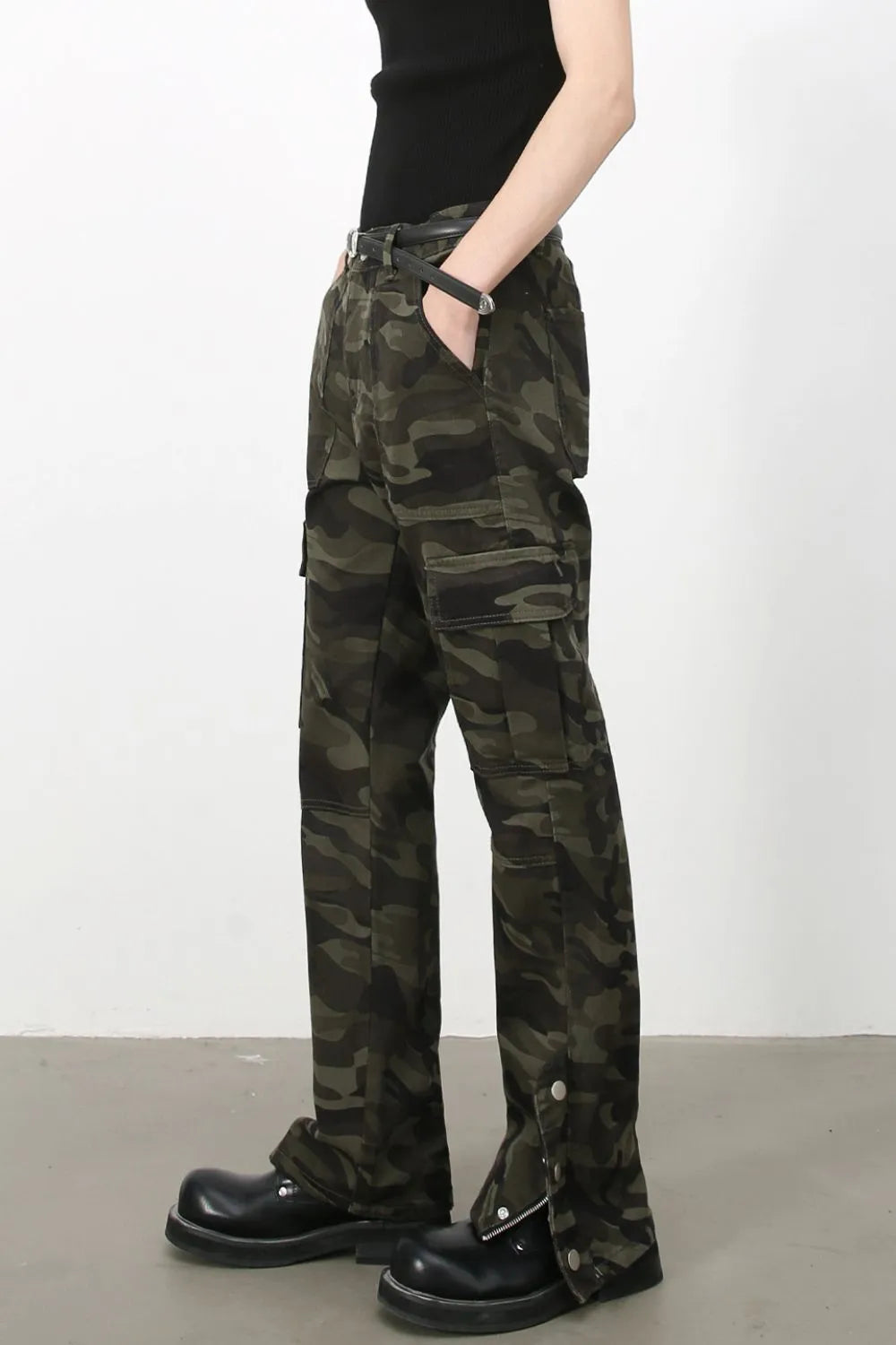 TEEK - Mens Camouflage Pocketed Jeans JEANS TEEK Trend