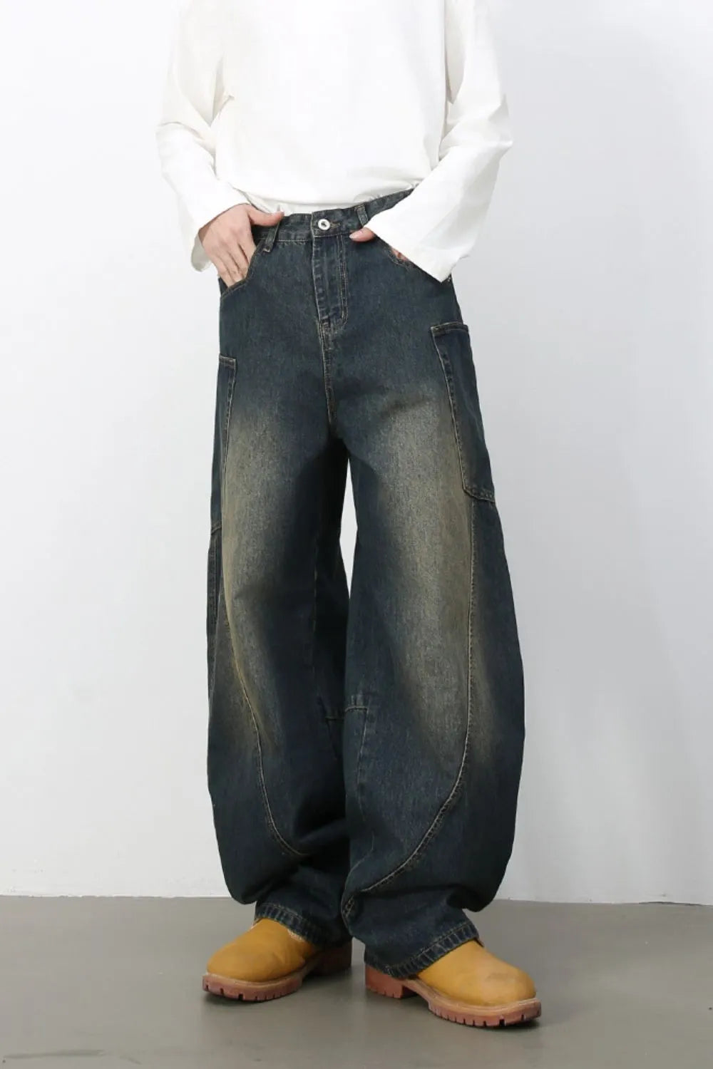 TEEK - Mens Woah Wide Leg Jeans TOPS TEEK Trend