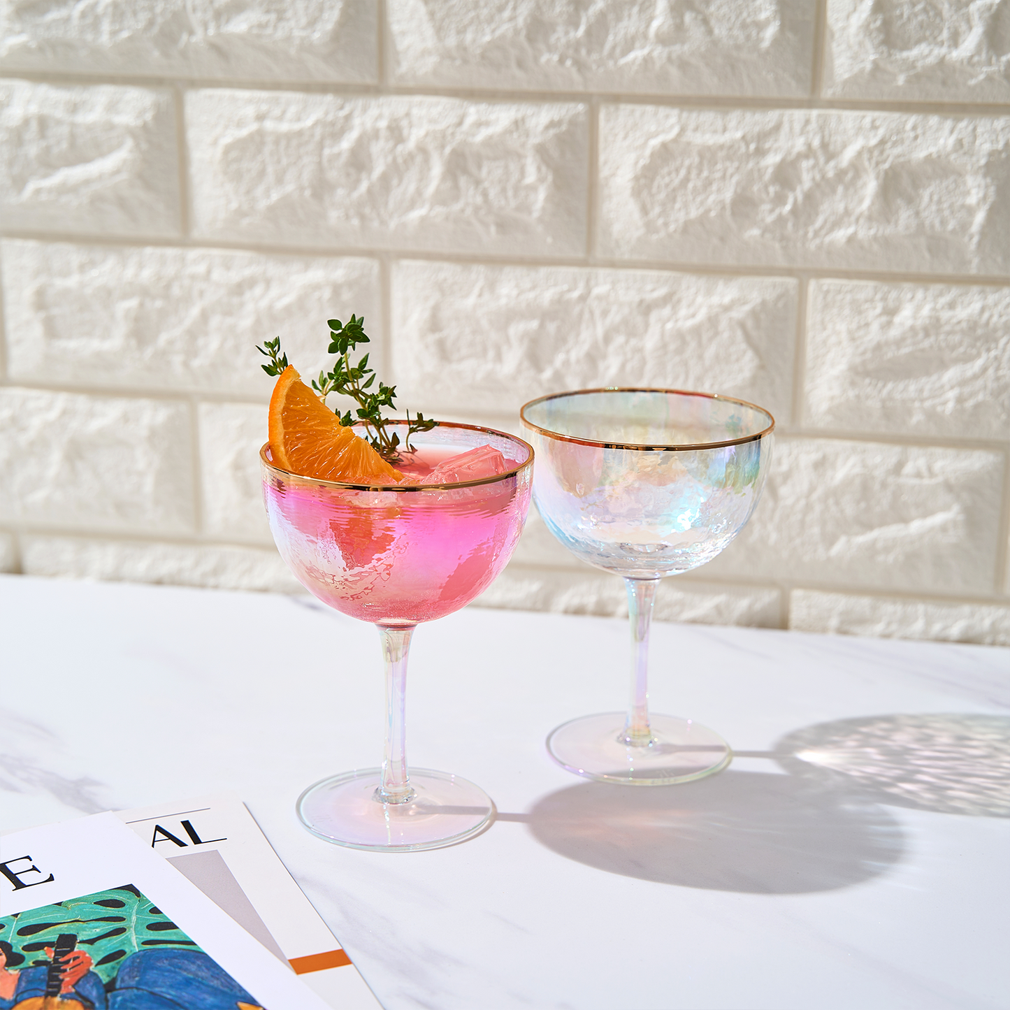 TEEK - Dulce Champagne Coupe Cocktail Glassware Set HOME DECOR TEEK KS