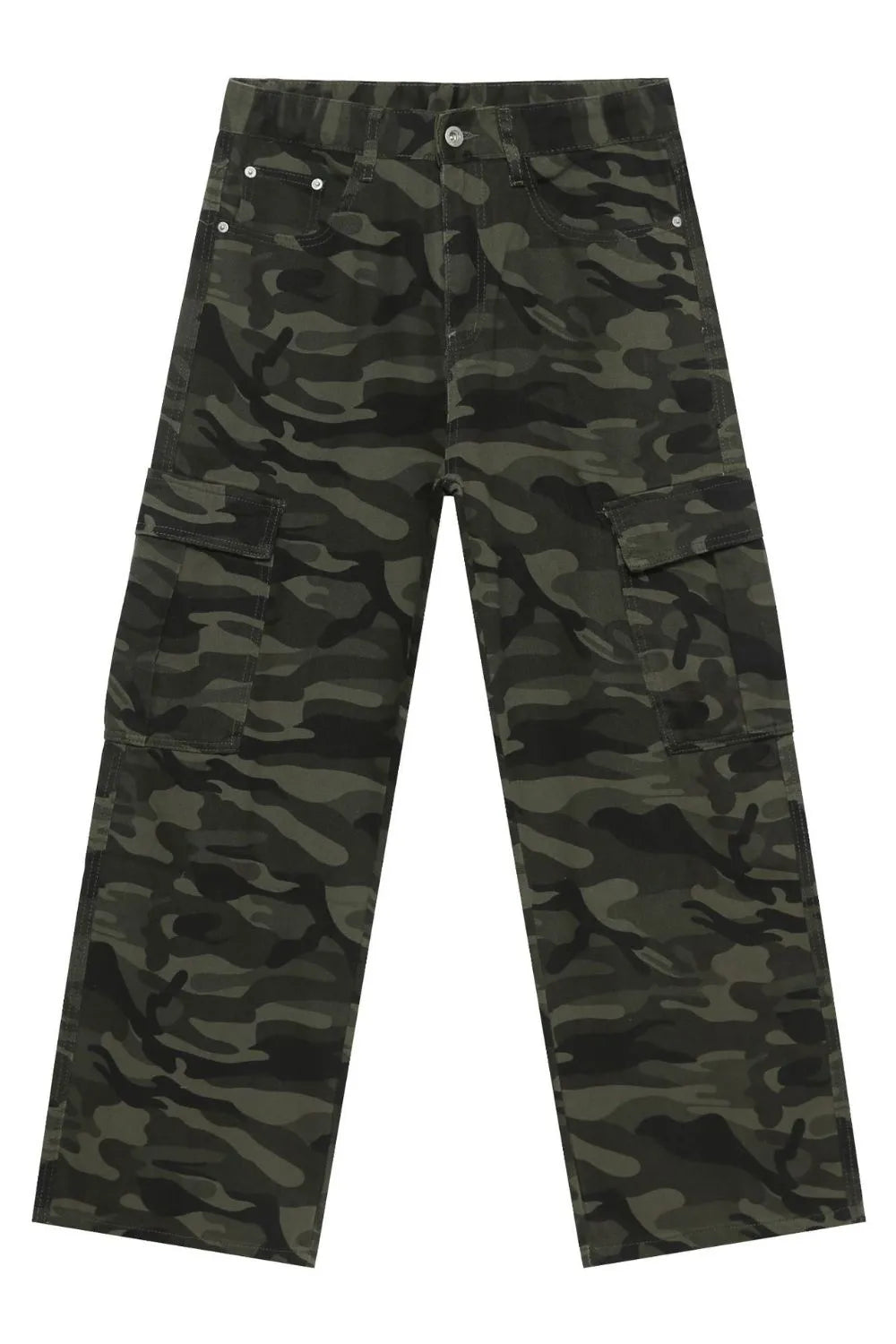 TEEK - Mens Camouflage Pocketed Jeans PANTS TEEK Trend