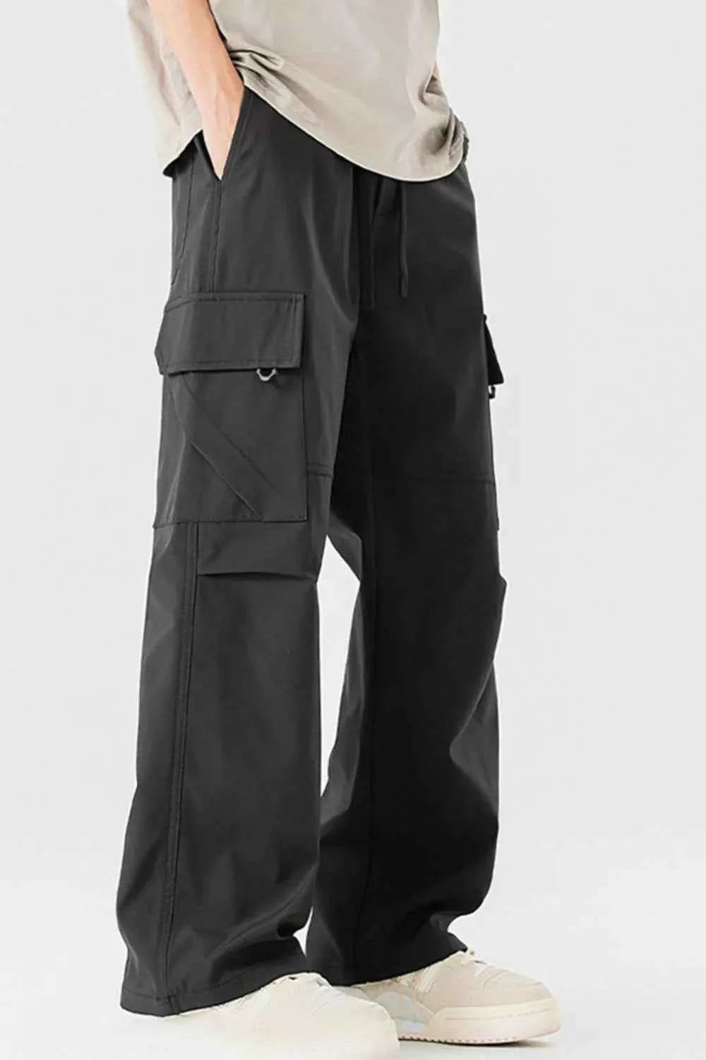 TEEK - Mens Plus Size Loose Fit Multi-Pocket Cargo Pants PANTS TEEK Trend
