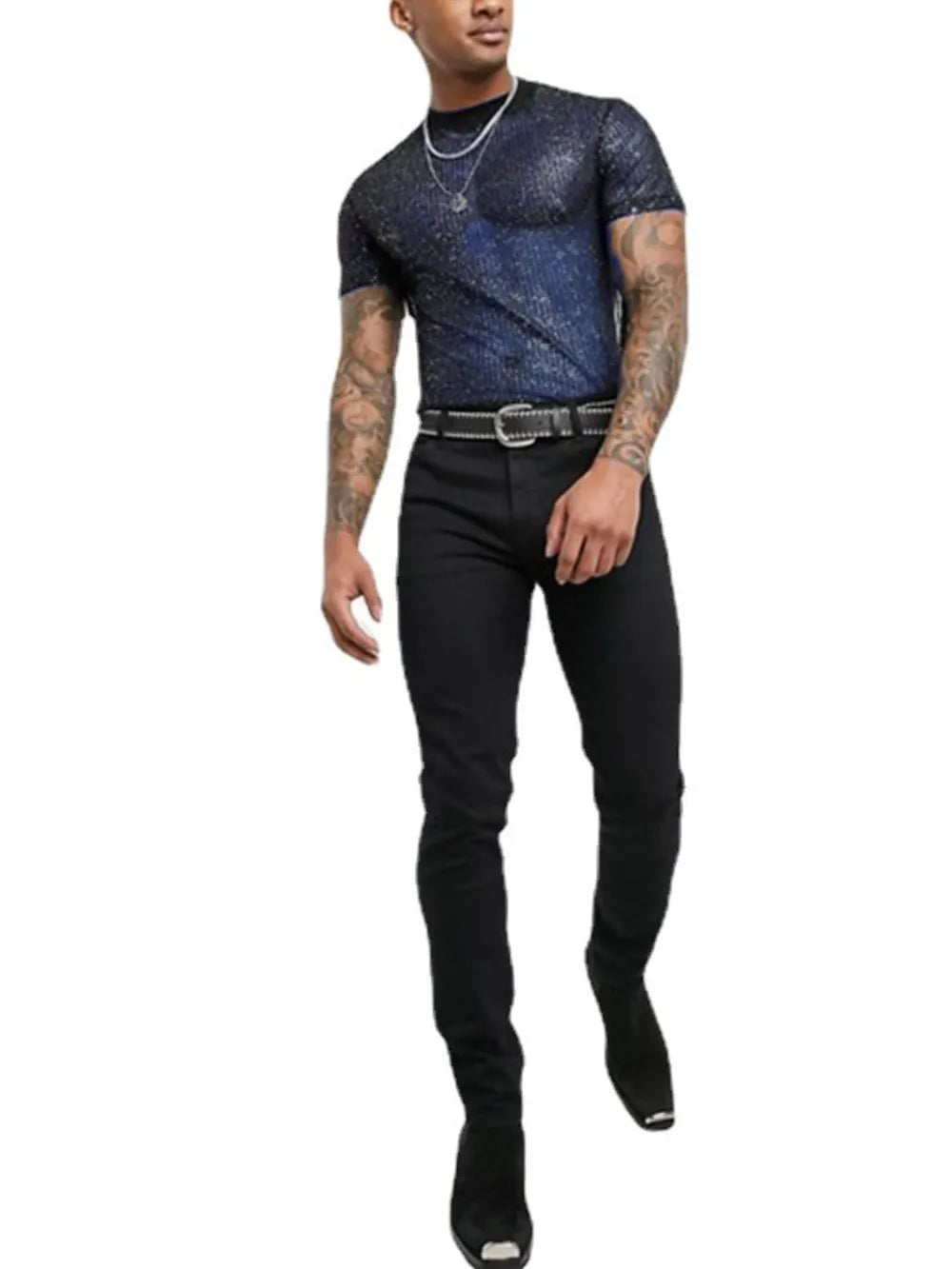 TEEK - Mens Mock Neck Short Sleeve Top - Plus Sizes TOPS TEEK Trend