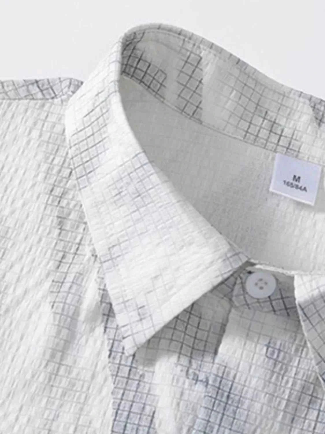 TEEK - Mens Plus Size Button Up Short Sleeve Shirt TOPS TEEK Trend