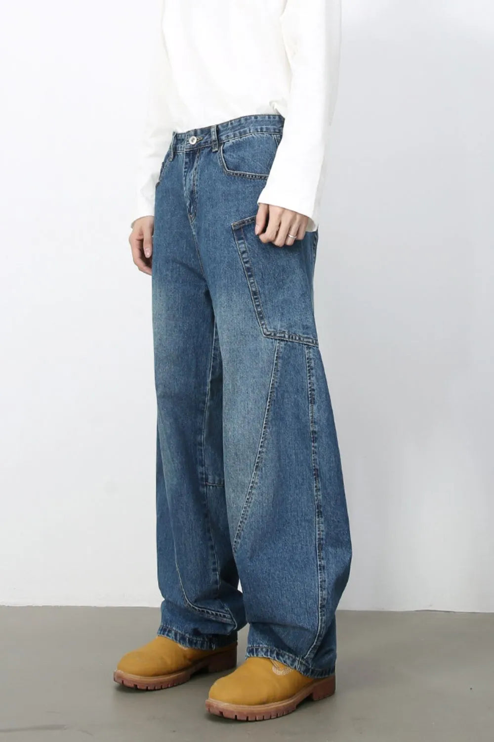TEEK - Mens Woah Wide Leg Jeans TOPS TEEK Trend